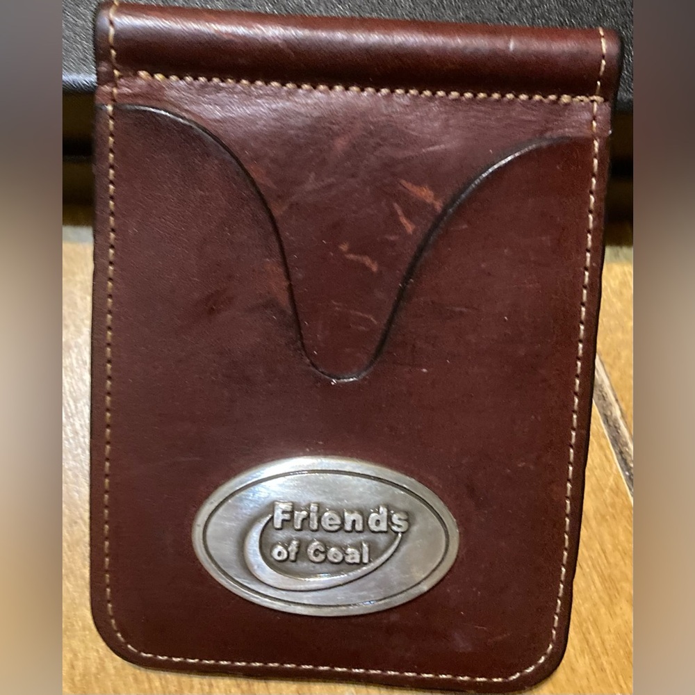 NWOT Men’s Friends Of Coal Leather Billfold
